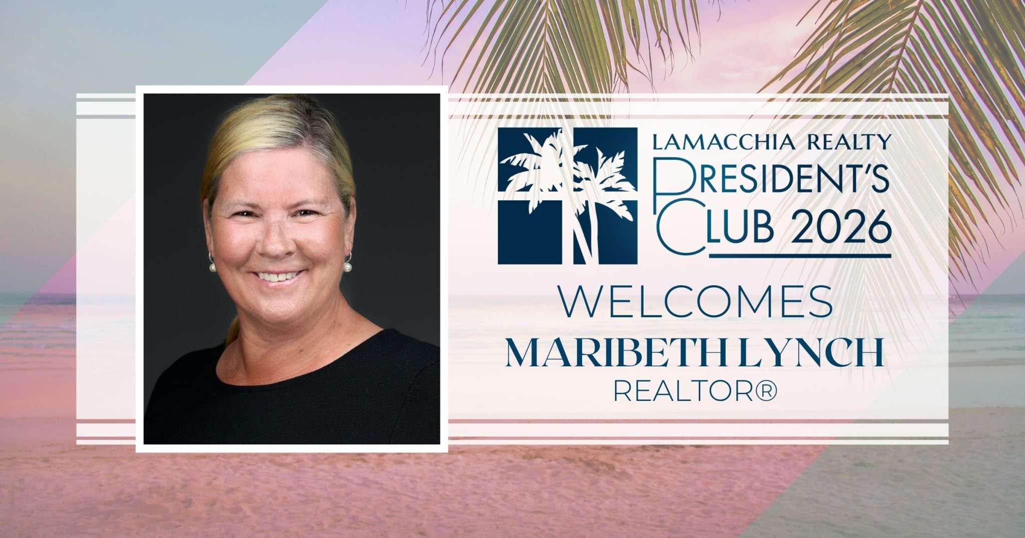 photo of Shrewsbury MA Realtor Maribeth announcing she qualified for Presidents Club 2026